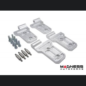 Jeep Wrangler JL Billet Door Hinges - Aluminum - Raw